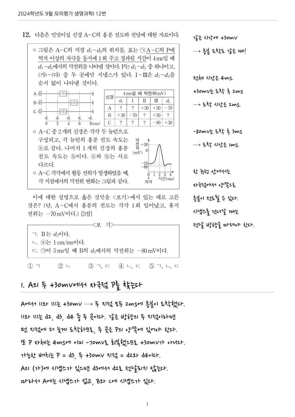 일반 풀이 1쪽