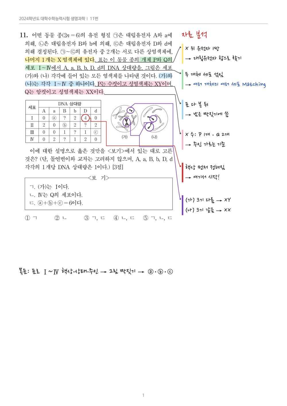 선생님 방식 풀이 1쪽